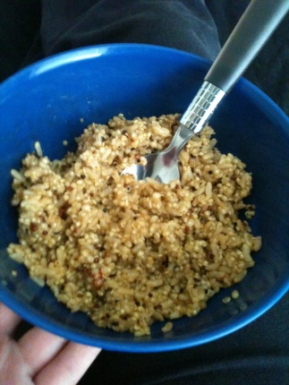 Quinoa and brown rice blend! 